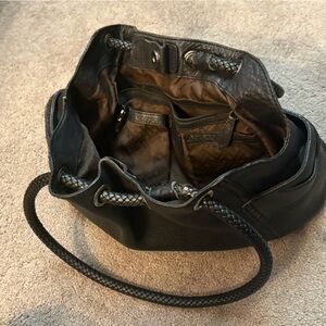 Cole Haan Black Leather Shoulder Bag